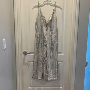 BILLABONG linen striped romper - small